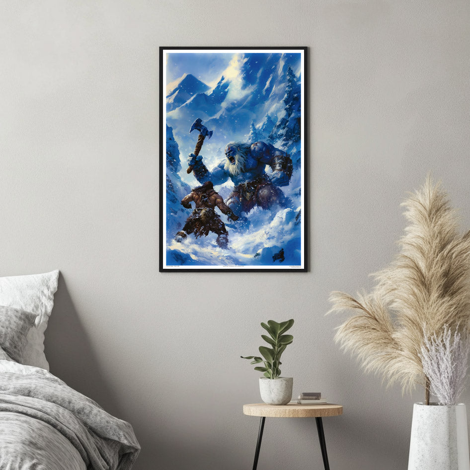 Savage Lands: The Barbarian's Path by Kore Art Studios (2023) 24x36 Print - Limited Edition Poster xx/25