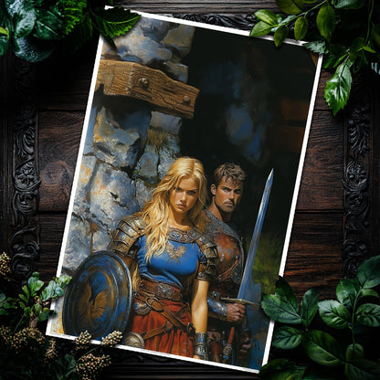 Echoes of the Lost Kingdom by Kore Art Studios (2023) 24x36 Print - Limited Edition Poster xx/25