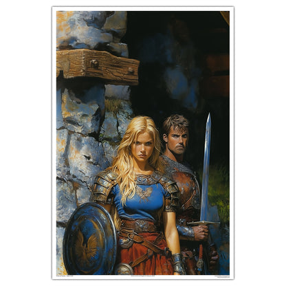 Echoes of the Lost Kingdom by Kore Art Studios (2023) 24x36 Print - Limited Edition Poster xx/25