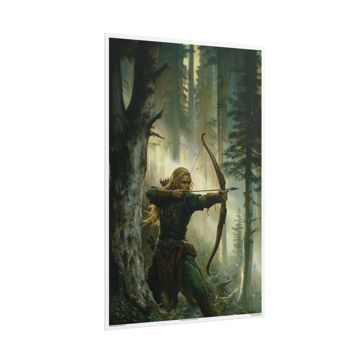 The Elven Archer by Kore Art Studios (2023) 24x36 Print - Limited Edition Poster xx/25