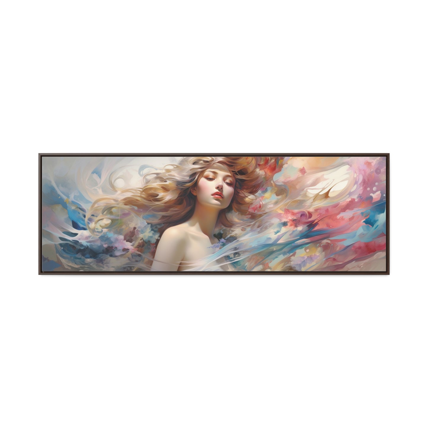 Adelaide Labille-Guiard Inspiration – "Celestial Muse" | Ethereal Wide Canvas Art