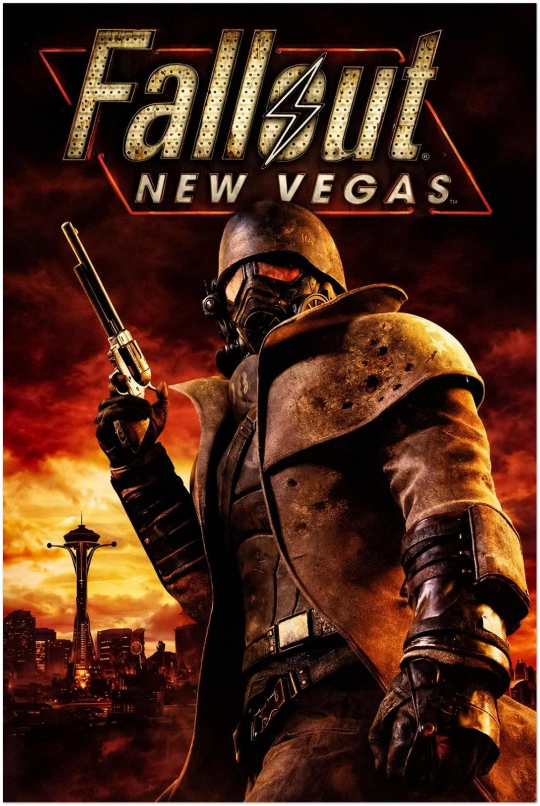 FALLOUT NEW VEGAS POSTER – RANGER COVER ART PRINT FOR GAMING ROOMS