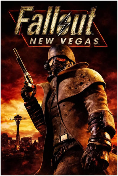 FALLOUT NEW VEGAS POSTER – RANGER COVER ART PRINT FOR GAMING ROOMS