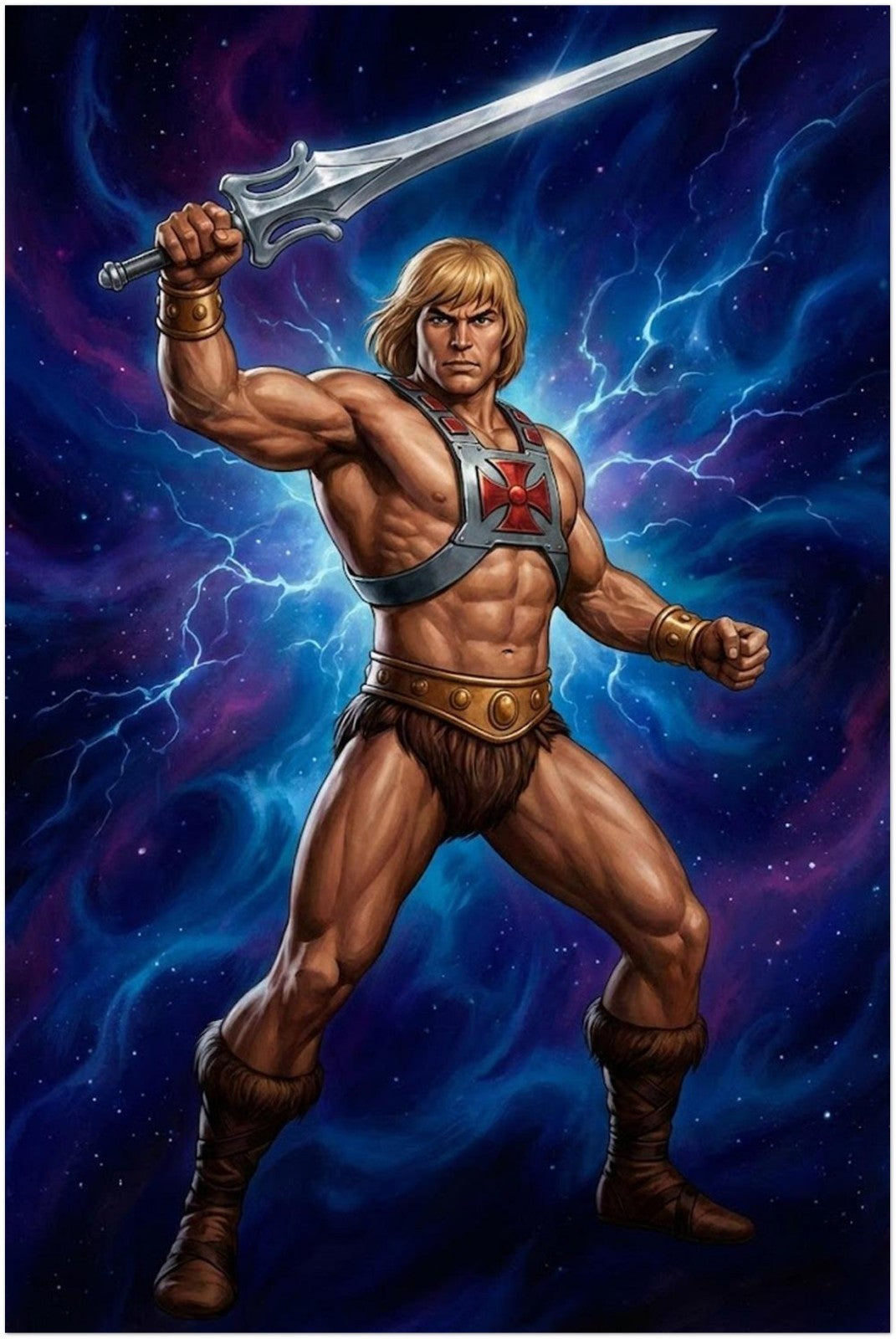 HE-MAN POSTER – MASTER OF THE UNIVERSE BY KORE STUDIOS