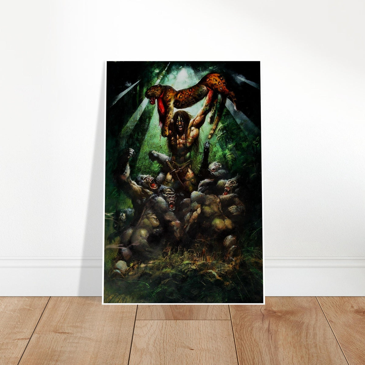 TARZAN SAVAGE TRIUMPH POSTER – SIMON BISLEY JUNGLE ART 2