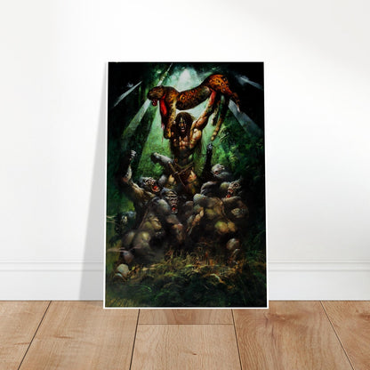 TARZAN SAVAGE TRIUMPH POSTER – SIMON BISLEY JUNGLE ART 2