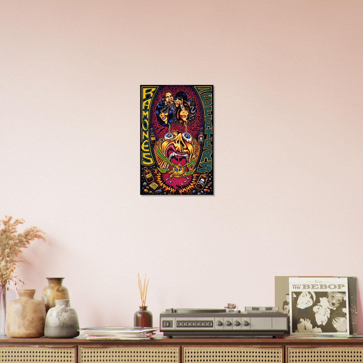 Ramones – Acid Eaters Album Art POSTER – Psychedelic Punk Rock Cover 3