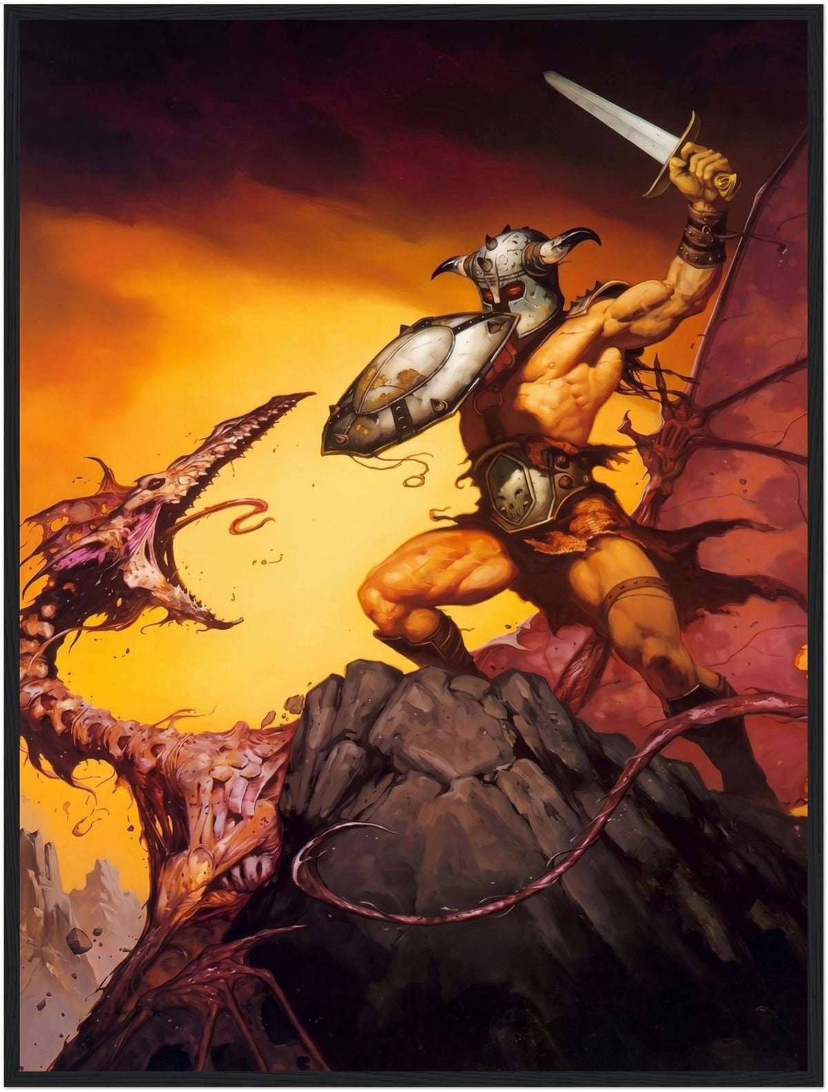 Rot Fang by Gerald Brom (1993) - Framed Poster 24in x 32in