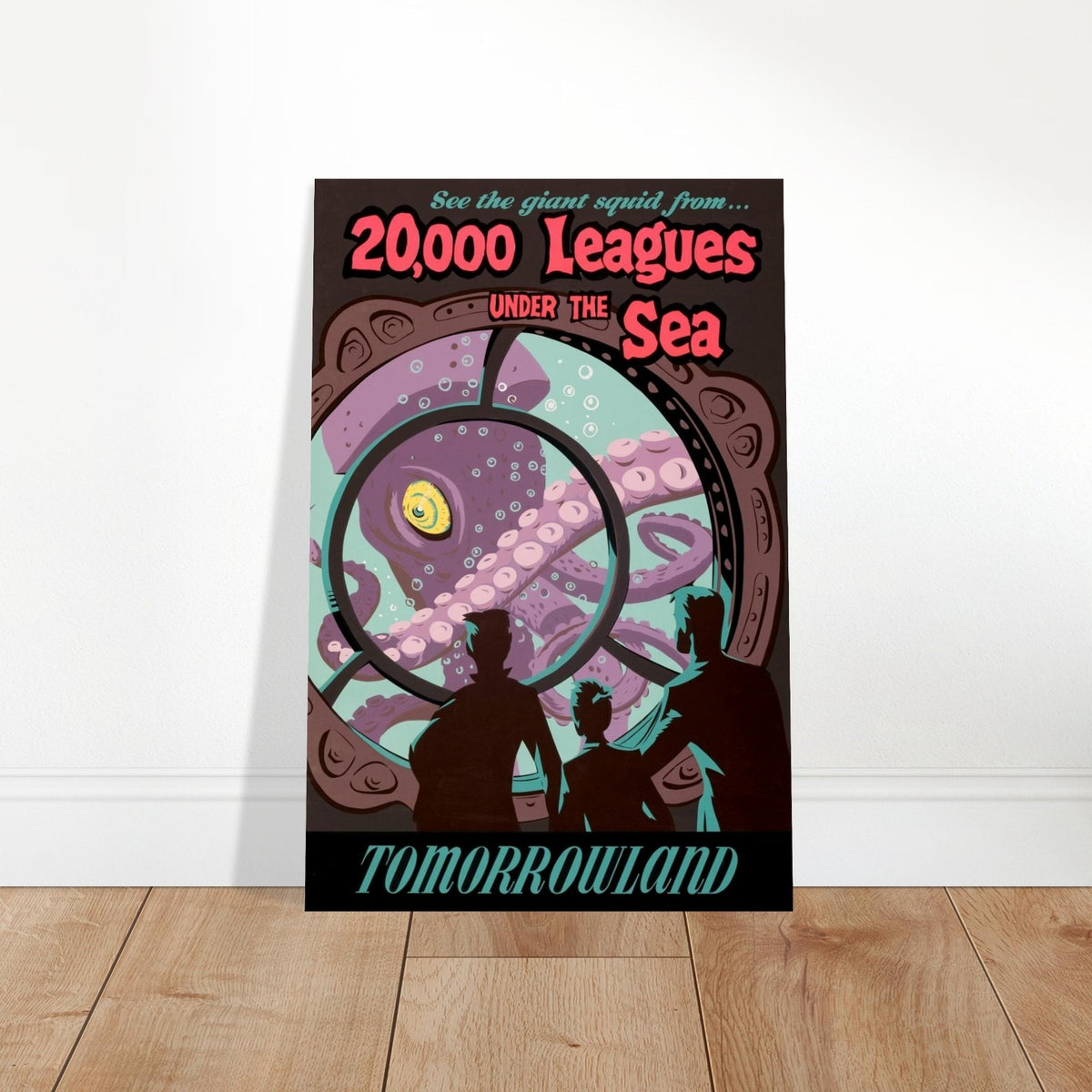 DISNEY - 20,000 LEAGUES UNDER THE SEA - TOMORROWLAND ATTRACTION POSTER 2