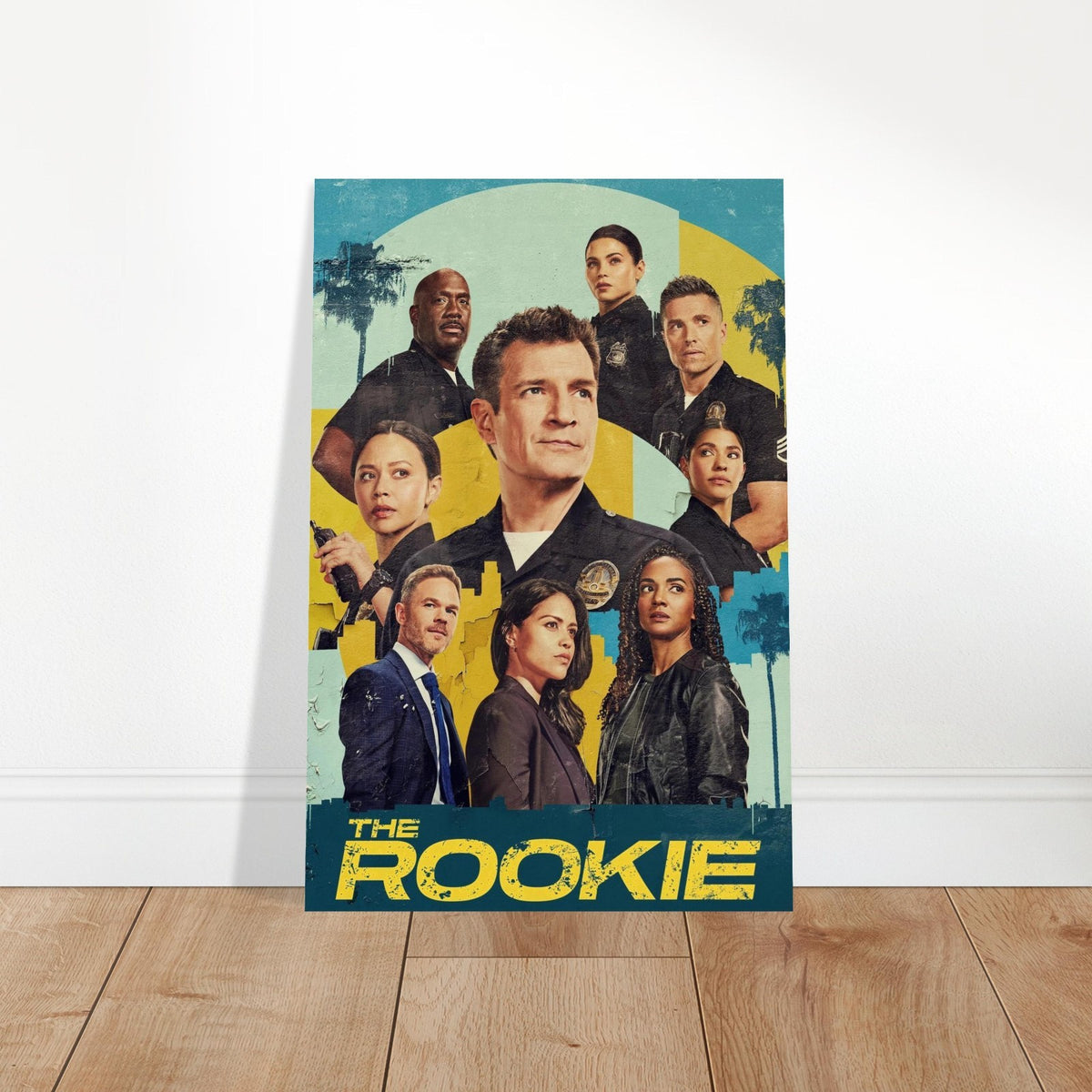 THE ROOKIE TV SERIES POLICE DRAMA LAPD ENSEMBLE CAST SERIES POSTER 2