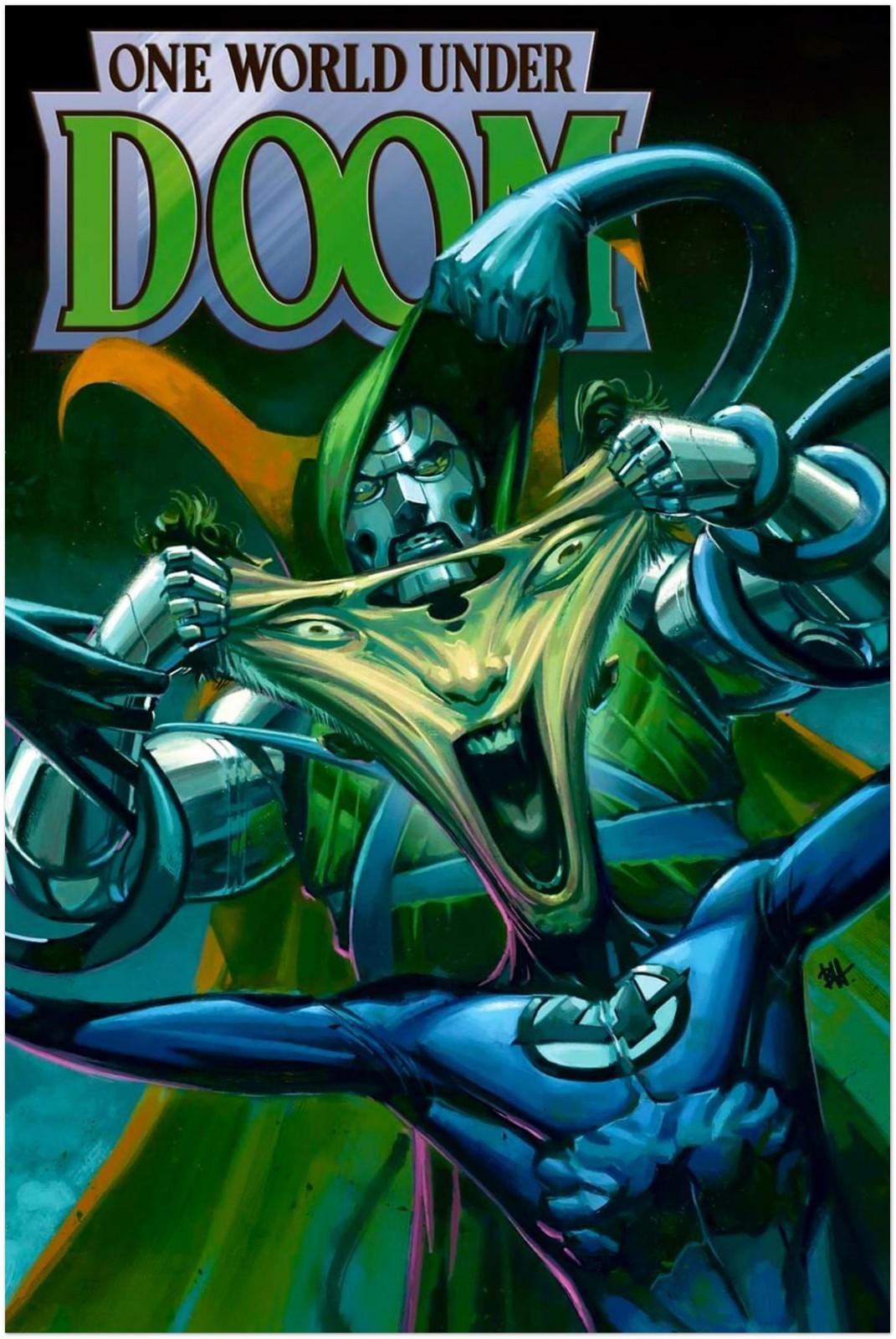 FANTASTIC FOUR - 2025 DOCTOR DOOM MARVEL COMICS COVER ART POSTER