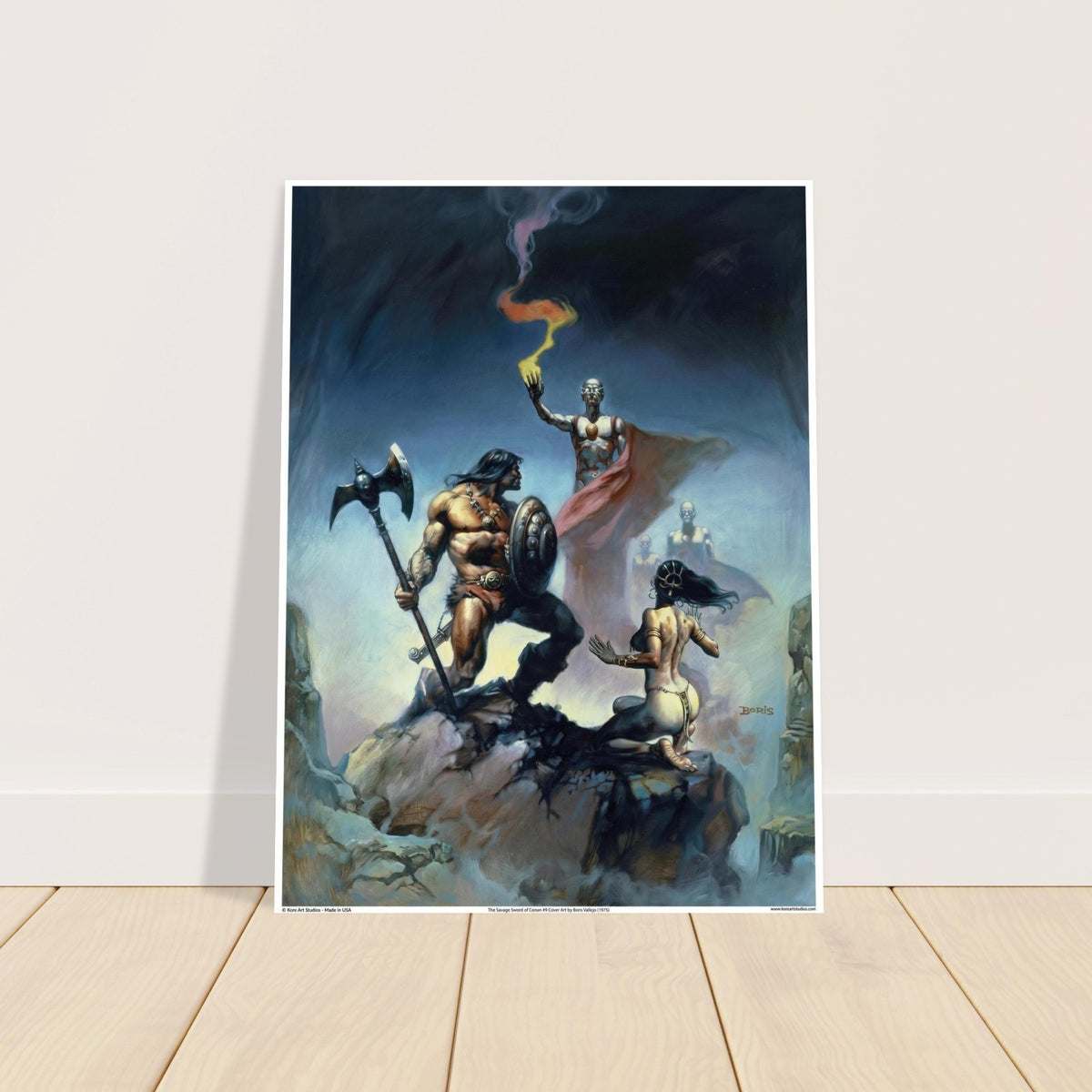 The Savage Sword of Conan #9 Cover Art Poster by Boris Vallejo - 1975 2