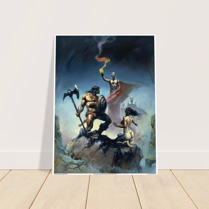 The Savage Sword of Conan #9 Cover Art Poster by Boris Vallejo - 1975 2