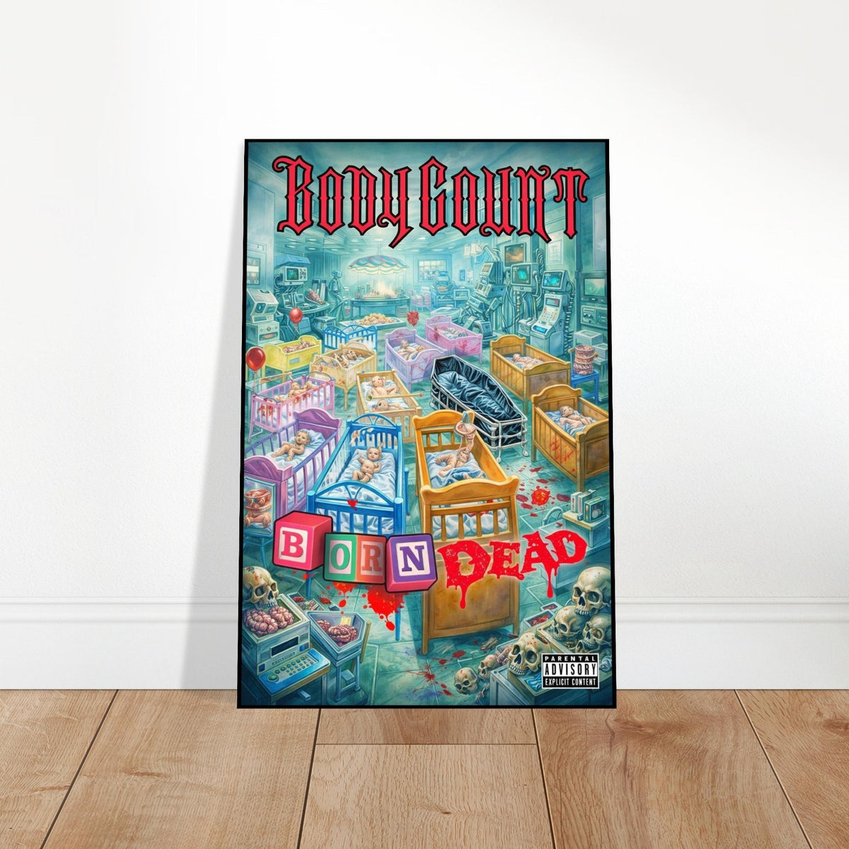 Body Count Poster - Born Dead Album Art - Heavy Metal Wall Art Fan Decoration 2