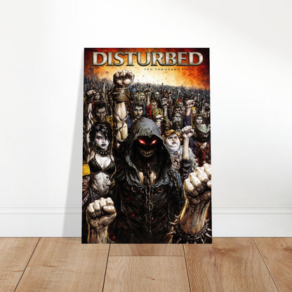 Disturbed Poster – Ten Thousand Fists – Early 2000s Heavy Metal – Reprise Record 2