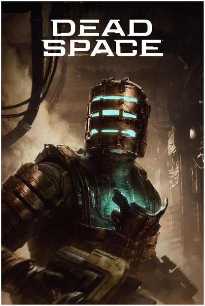 DEAD SPACE POSTER GAME COVER ART ISAAC CLARKE SUIT SCI-FI HORROR SURVIVAL