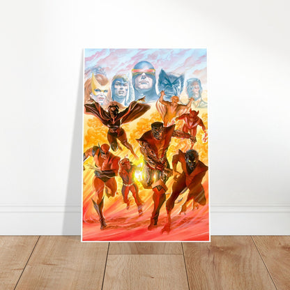 X-Men Tribute Poster – Alex Ross Art, Marvel Superheroes Wall Decor 2