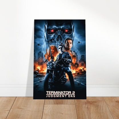 TERMINATOR 2 MOVIE POSTER – 90s ACTION MOVIE WALL ART | ARNOLD SCHWARZENEGGER 2