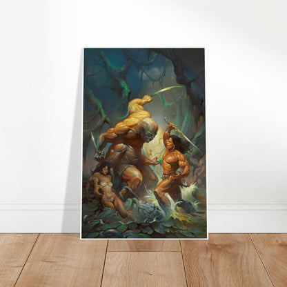 Ken Kelly Conan the Formidable Poster – Savage Sword Fantasy Art (1991) 2