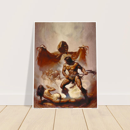 The Savage Sword of Conan #12 Cover Art Poster by Boris Vallejo - 1976 2