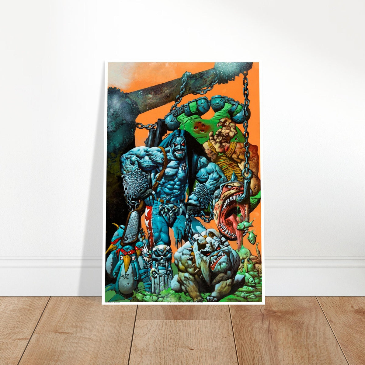 Lobo: Bounty Hunting for Fun and Profit – Poster by Simon Bisley | Unframed 2