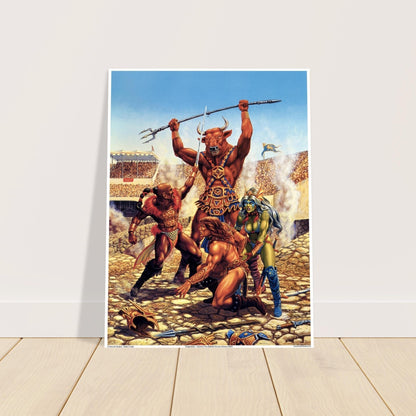 Dragonlance - Caramon the Gladiator by Larry Elmore (1987) 2