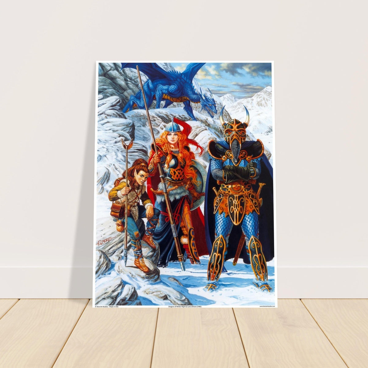 Dragons of Winter Night - Heroes of the Lance by Larry Elmore (1985) 2