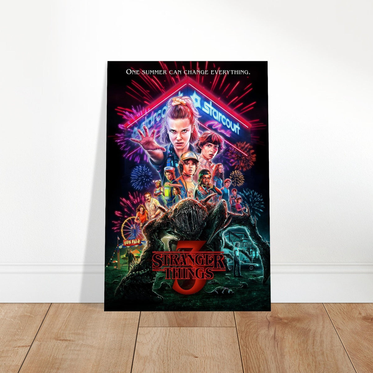 Stranger Things Season 3 Series Poster - TV Netflx - Top Quality Wall Paper 2
