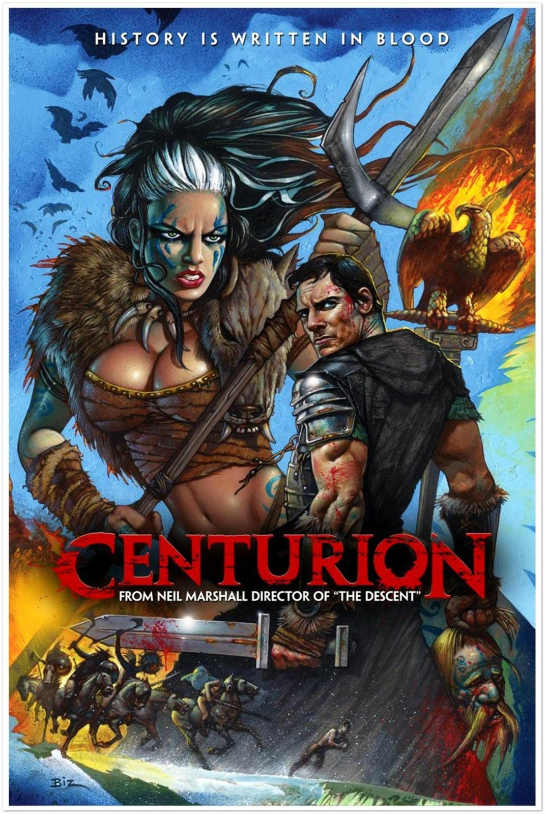 CENTURION 2010 SIMON BISLEY MOVIE POSTER NEIL MARSHALL ROMAN EPIC FILM