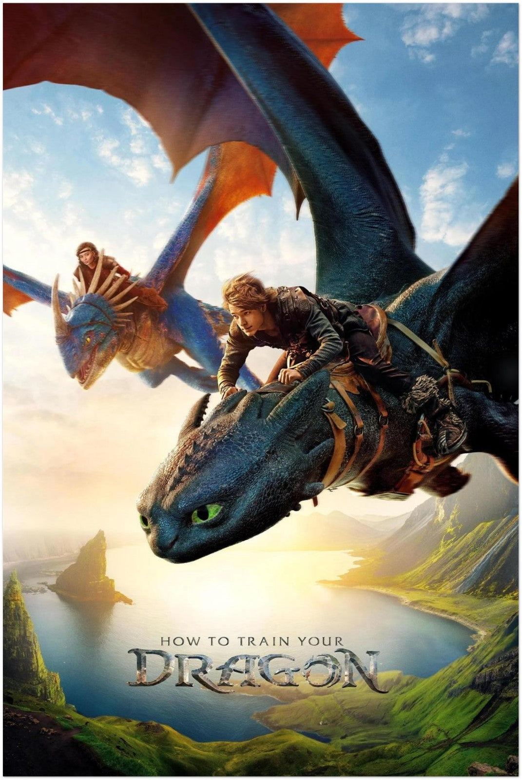 HOW TO TRAIN YOUR DRAGON 2025 LIVE ACTION ADVENTURE FANTASY POSTER