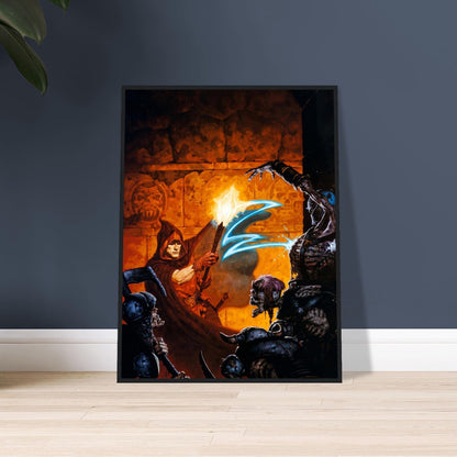 Heretic by Gerald Brom (1998) - Framed Poster 24in x 32in 2