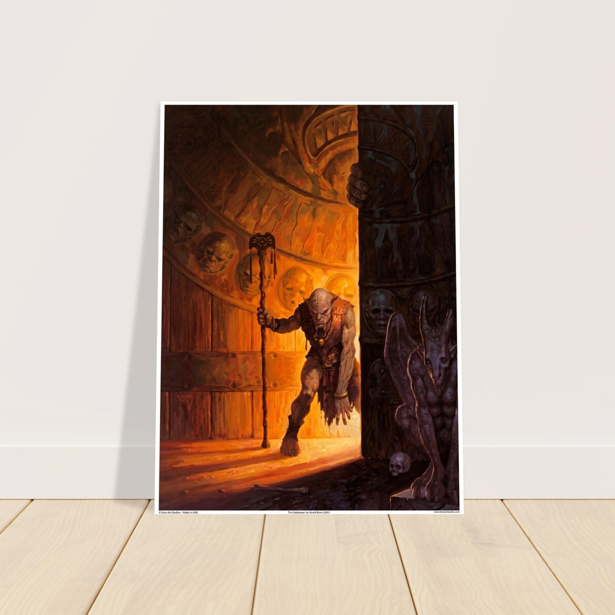 The Gatekeeper by Gerald Brom  (1994) - Fantasy Art Poster 2
