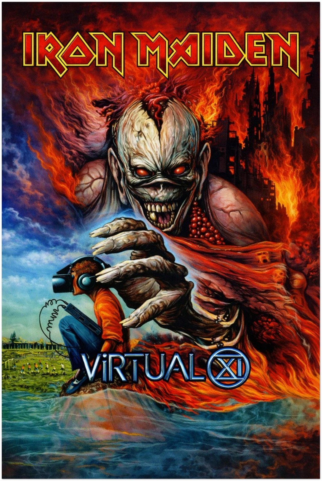 Iron Maiden - Virtual Album Poster - Heavy Metal Art