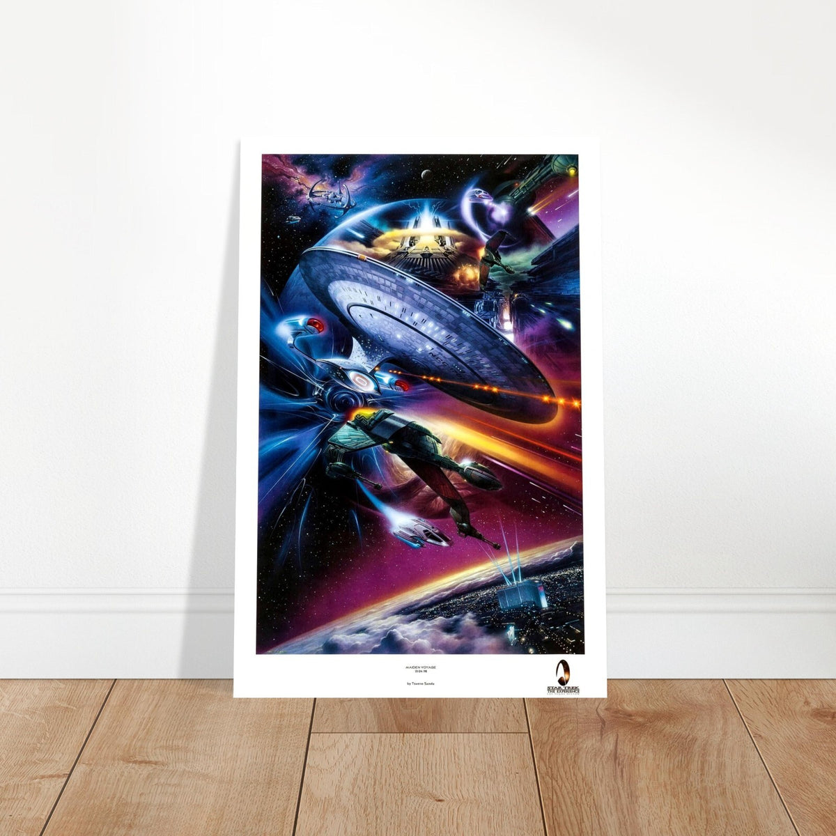 Star Trek Celebration Poster – Maiden Voyage by Tsuneo Sanda (1998) 2