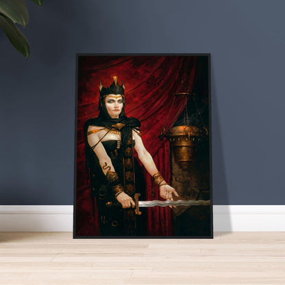 Ghoul Queen by Gerald Brom (1998) - Framed Poster 24in x 32in 2