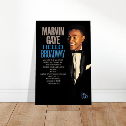 Marvin Gaye – Hello Broadway Album Art POSTER – Classic Soul & Jazz Era Cover 2