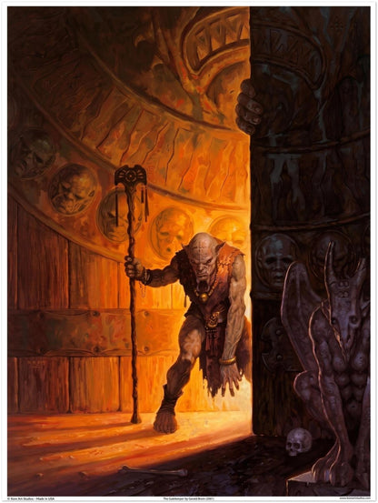 The Gatekeeper by Gerald Brom  (1994) - Fantasy Art Poster