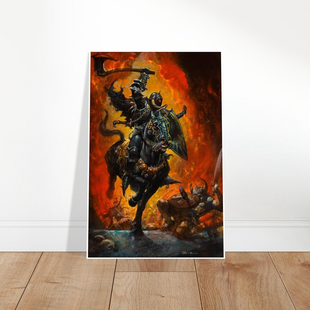 Death Dealer Poster – Simon Bisley Tribute to Frazetta’s Iconic Warrior Art 2