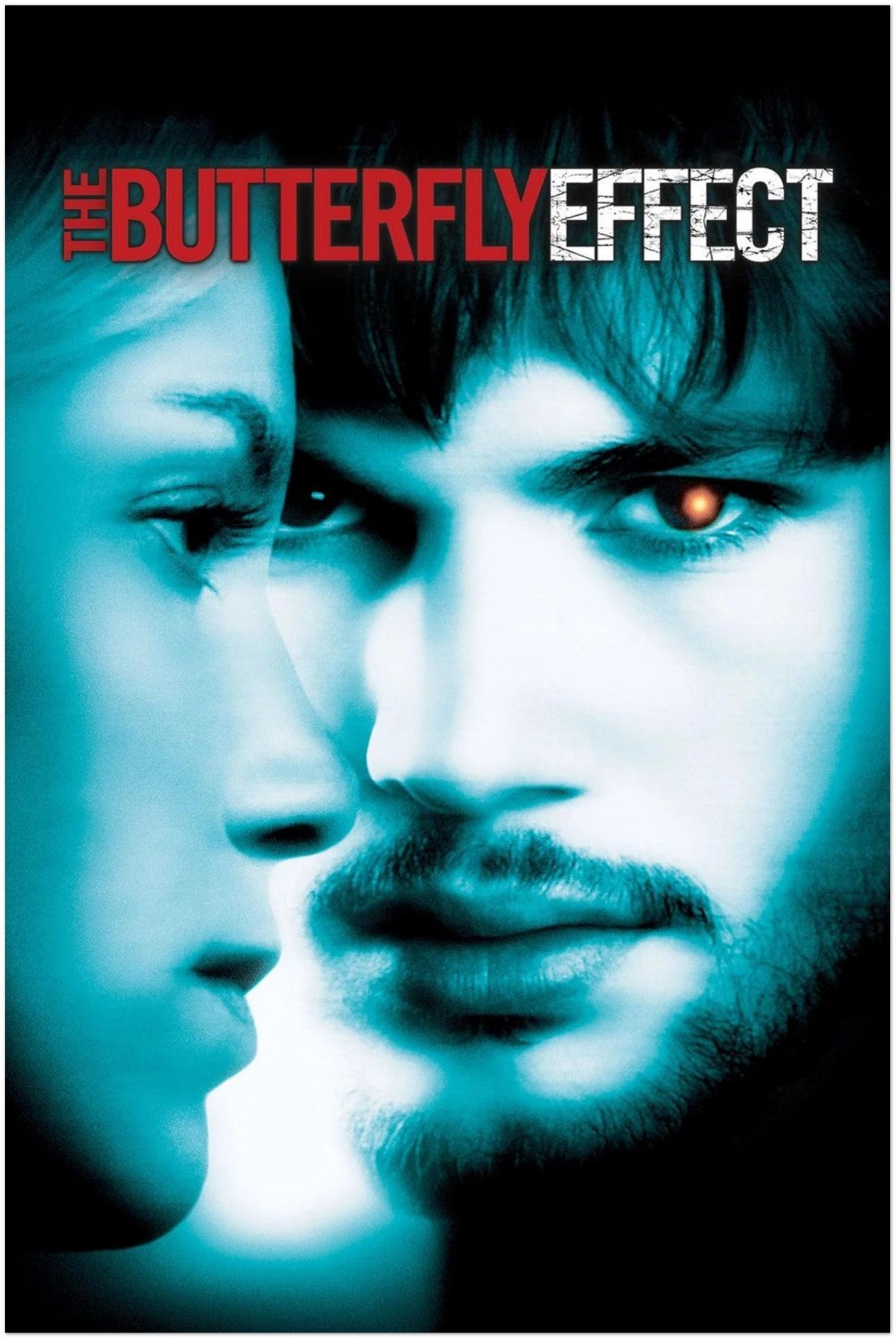 THE BUTTERFLY EFFECT MOVIE POSTER - 2004 ASHTON KUTCHER PSYCHOLOGICAL THRILLER