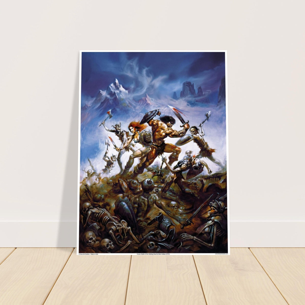 The Savage Sword of Conan #1 Cover Art Poster by Boris Vallejo - 1974 2