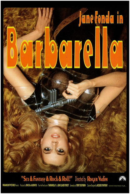 BARBARELLA POSTER – JANE FONDA 1968 SCI-FI MOVIE POSTER ART – RETRO CULT PRINT