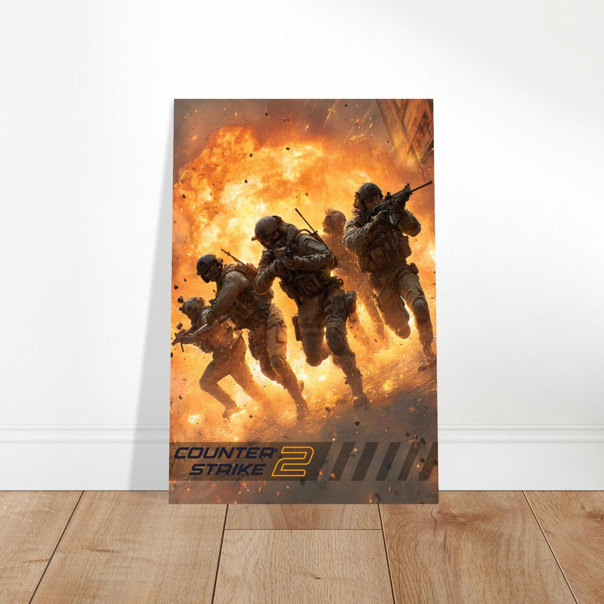 COUNTER STRIKE 2 SQUAD RUSH EXPLOSION TACTICAL TEAM GAMING POSTER 2