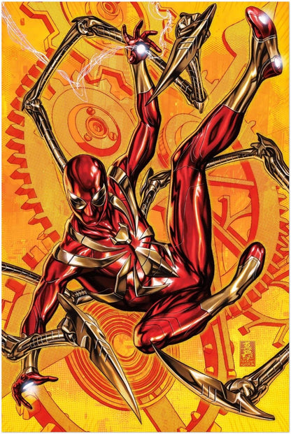 DEADPOOL IRON SPIDER COSTUME NIC KLEIN MARVEL COMICS VARIANT COVER POSTER