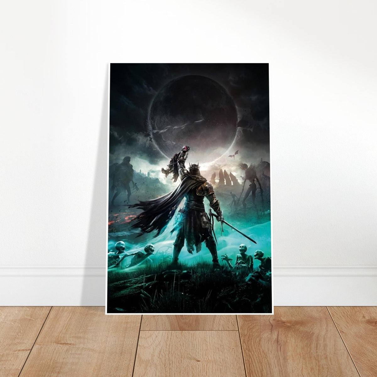 LORDS OF THE FALLEN POSTER PS5 GAME COVER ART DARK FANTASY UNDEAD WARRIOR SCENE 2
