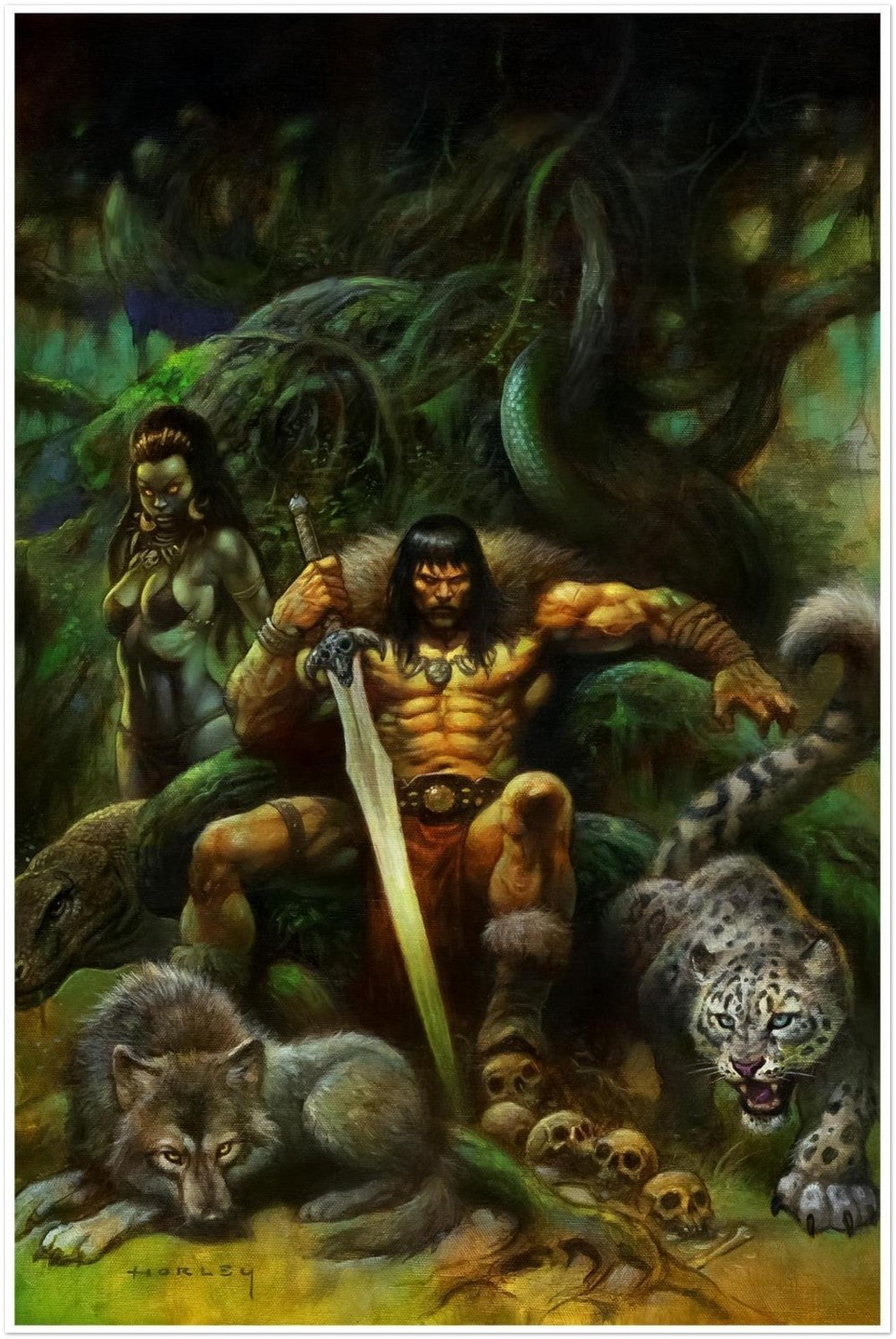 THE SAVAGE SWORD OF CONAN POSTER – ALEX HORLEY 2024 COVER ART