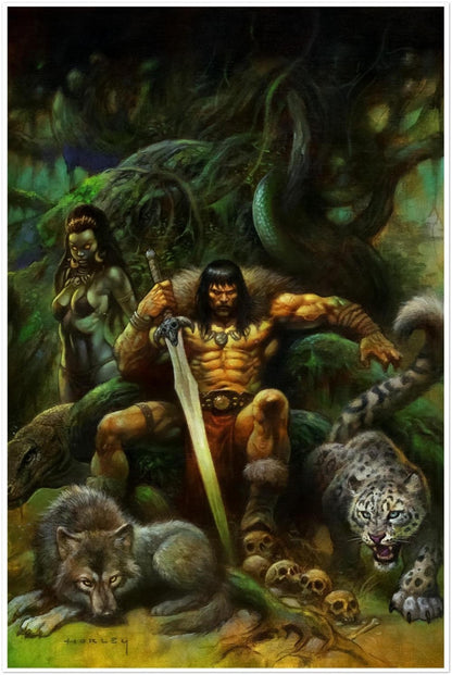 THE SAVAGE SWORD OF CONAN POSTER – ALEX HORLEY 2024 COVER ART