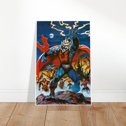 HORDAK MASTERS OF THE UNIVERSE POSTER - EVIL HORDE VILLAIN LIGHTNING ART 2