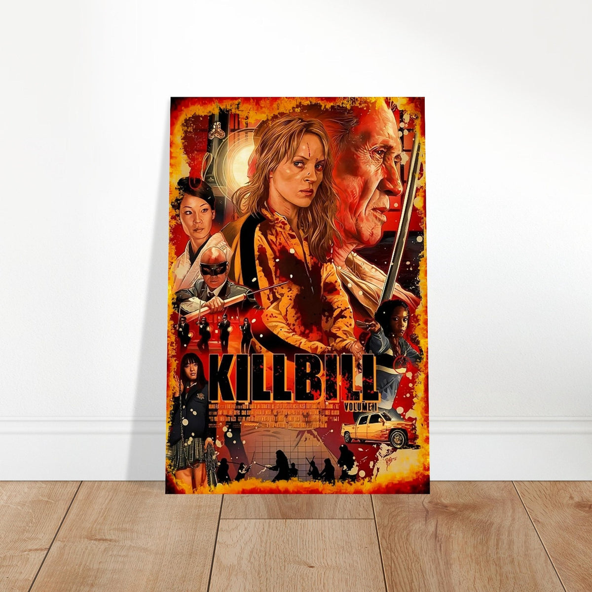 KILL BILL VOLUME 1 MOVIE POSTER QUENTIN TARANTINO UMA THURMAN REVENGE SAMURAI 2
