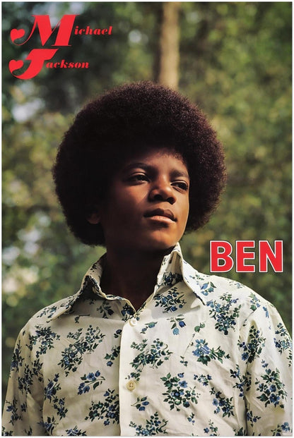 Michael Jackson – Ben Album Art POSTER – Classic Soul Pop Era Cover - MOTOW