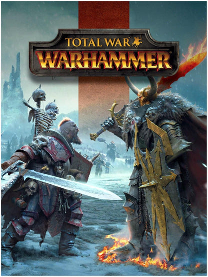 TOTAL WAR - WARHAMMER - DARK FANTASY EPIC BATTLE SCENE - VIDEO GAME POSTER